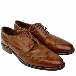 Cole Haan Wingtip Oxfords Grand OS Brown Leather Lace Up Shoes Men’s Size 8.5 W
